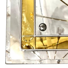 French Etched Mirror