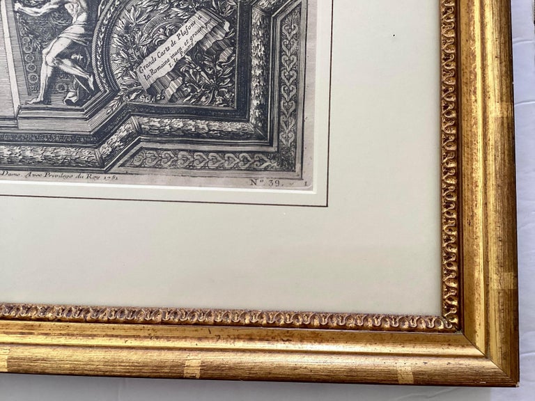 French Etchings Framed, a Pair For Sale at 1stDibs