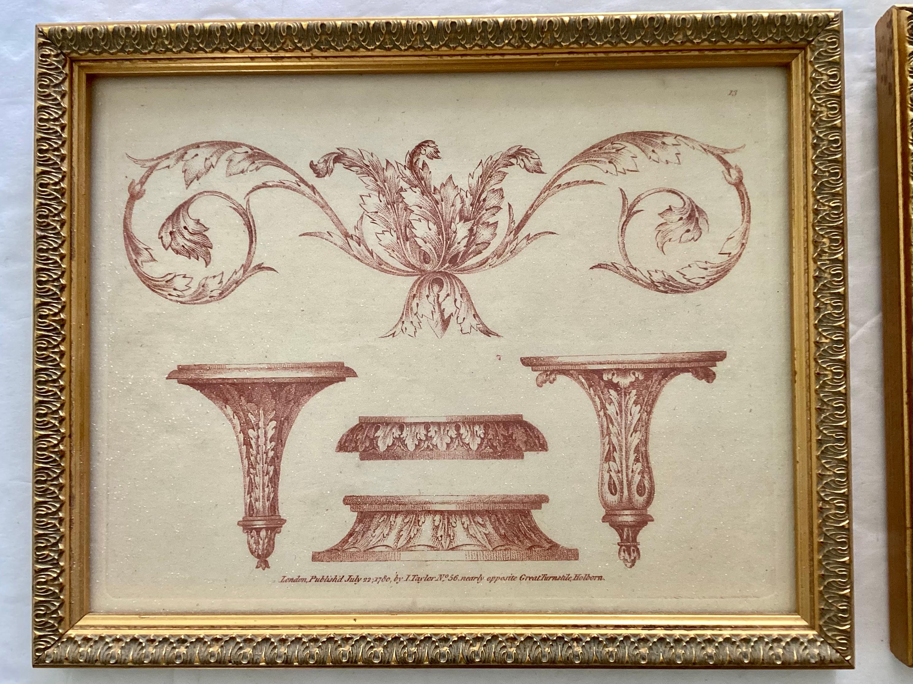 French Provincial French Etchings, Set of 2 For Sale