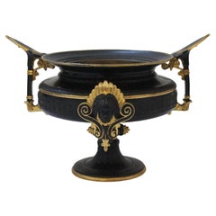 French Etruscan Revival Bronze Compote