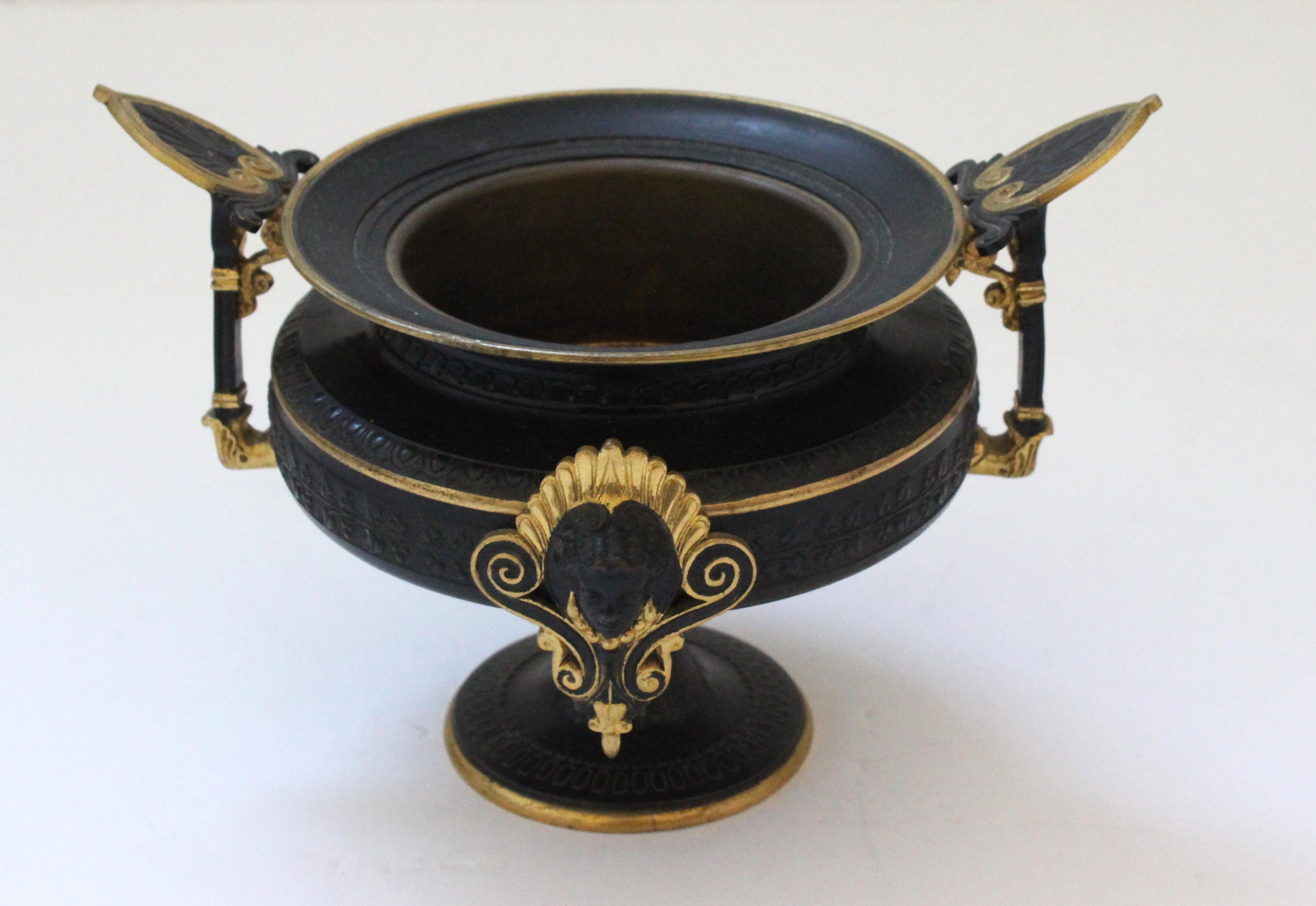 Napoleon III French Etruscan Revival Bronze Compote For Sale