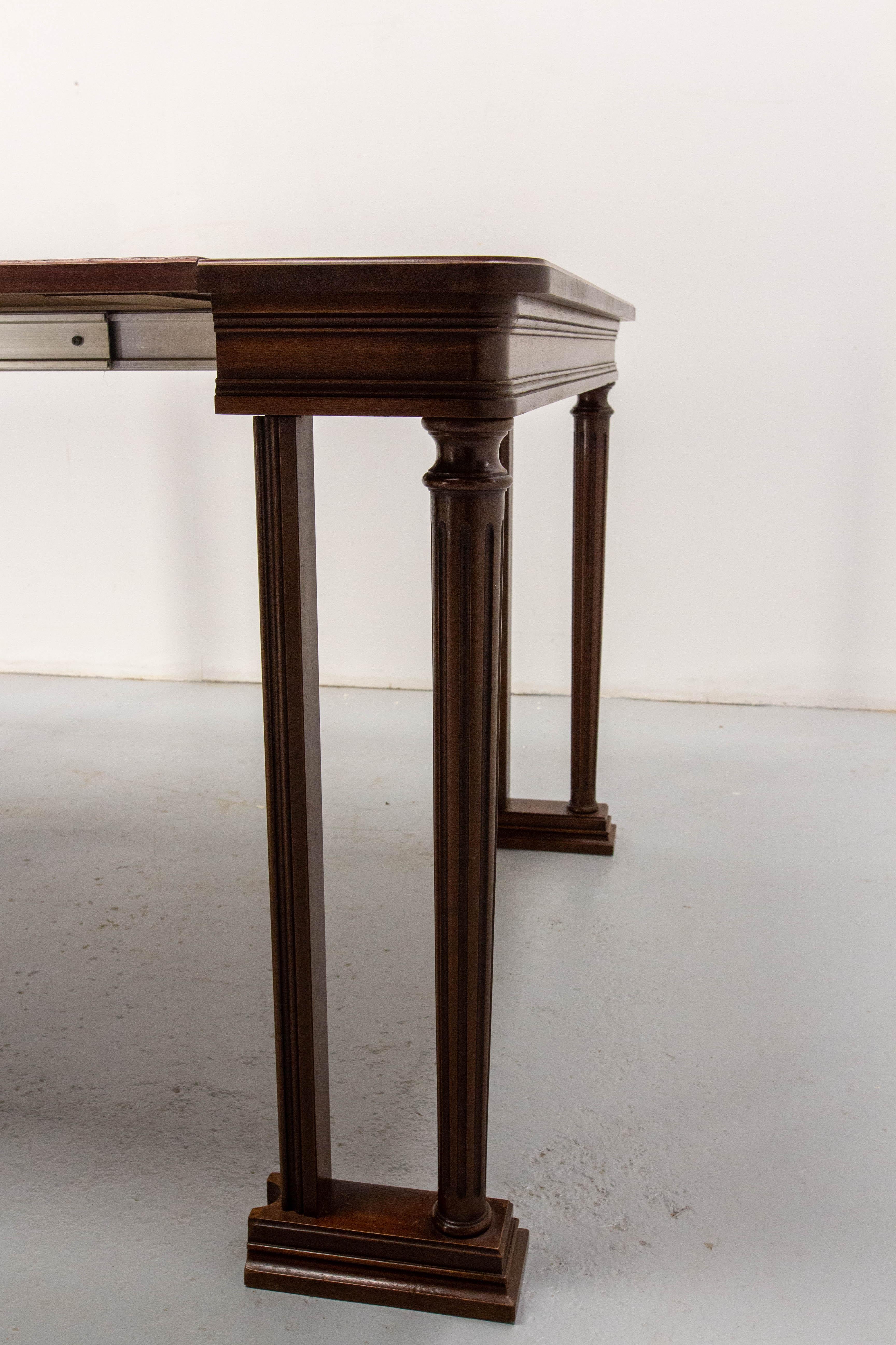 Wood French Extendable Dining Table Table Louis 16, circa 1960 For Sale