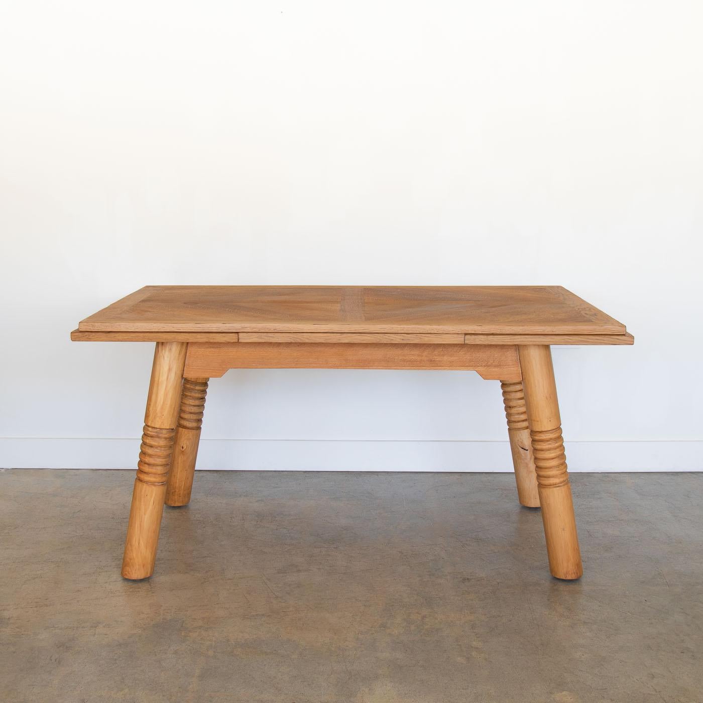 Table ou bureau extensible français par Charles Dudouyt Bon état - En vente à Los Angeles, CA