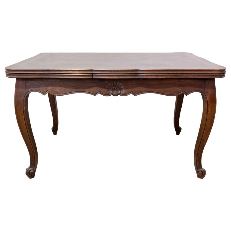 French Extending Dining Table Louis XV Style, circa 1960 For Sale