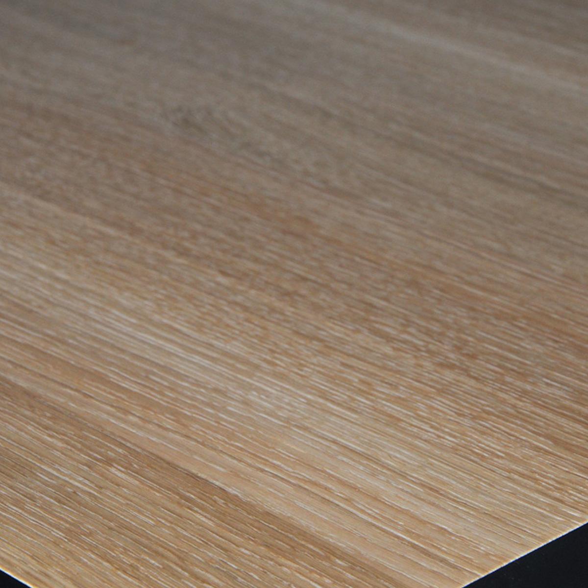 Chêne Table de salle à manger à rallonge en chêne massif, design Eric Gizard Paris en vente