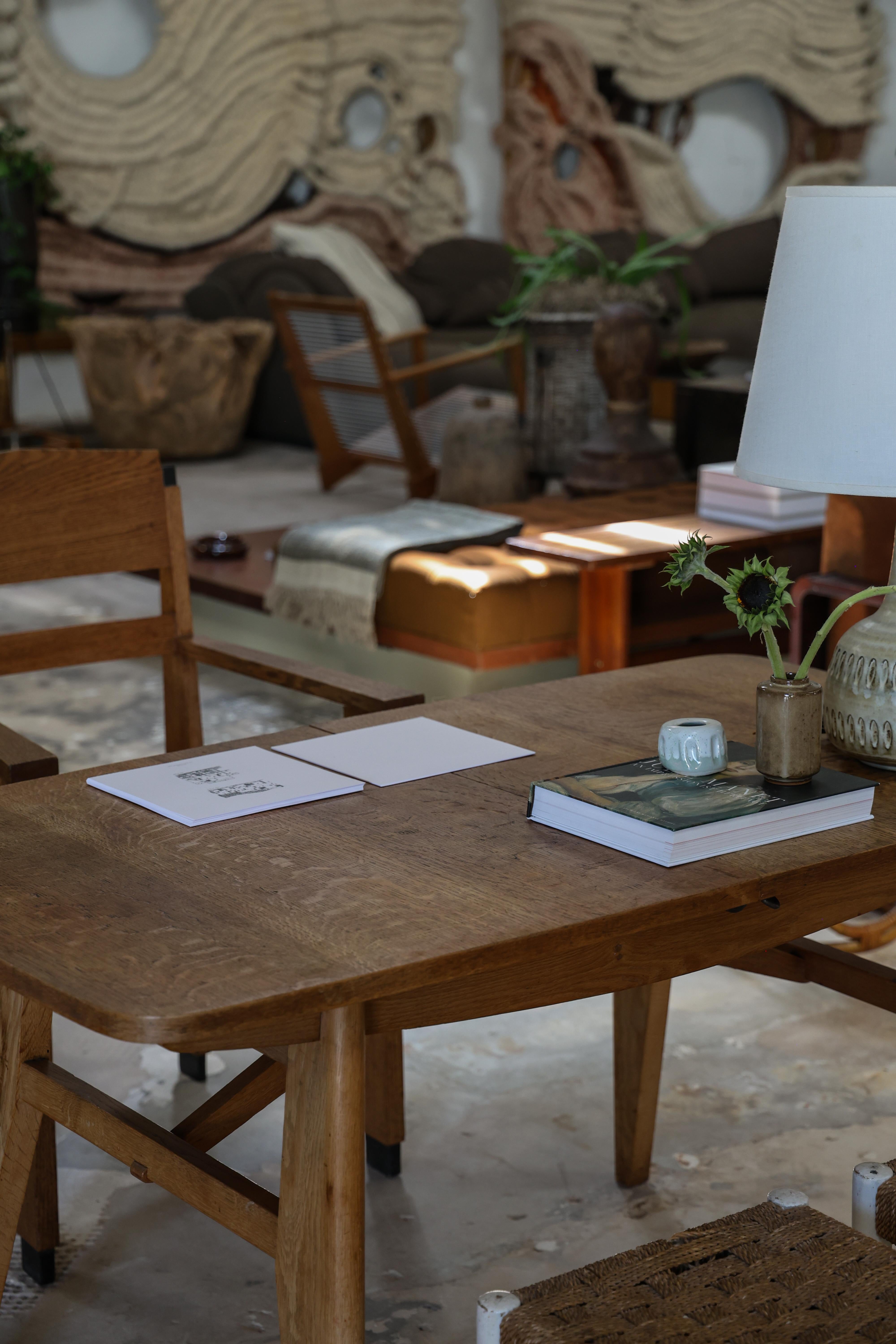 Mid-Century Modern Table à rallonge française en vente