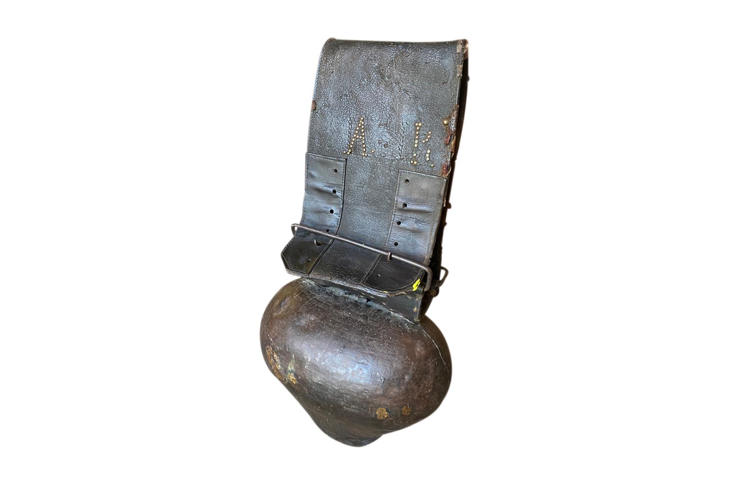 French Extra Large Cow Bell In Good Condition In Atlanta, GA