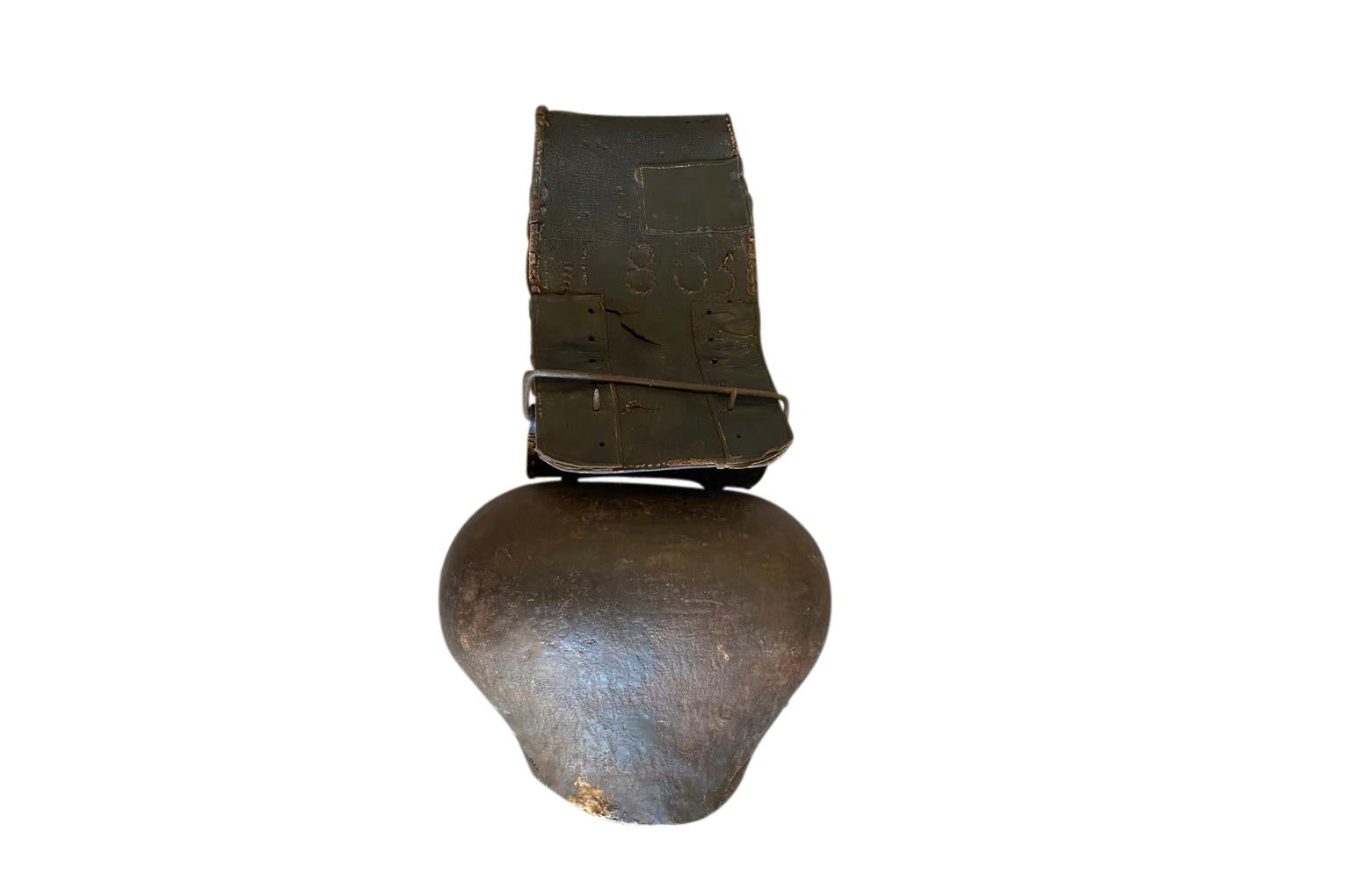 19th Century French Extra Large Cow Bell