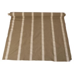 French Ecru Cotton Fabric for Upholstery, Country Style, 175 cm Wide