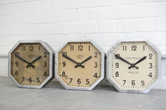 French Factory Clocks by Brillie, circa 1920s