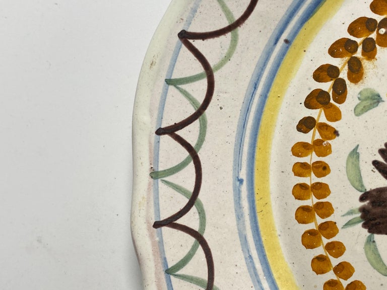 French Faience 18th Century, Hand Painted, Flowers Decor Pattern For ...