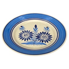 French Faience Blue & White Plate Henriot Quimper Circa 1930