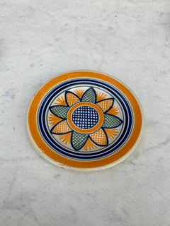 French Faience Butter Pat Henriot Quimper Circa 1930