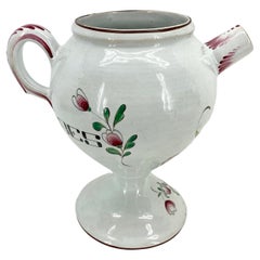 Vaso da farmacia in ceramica faience francese