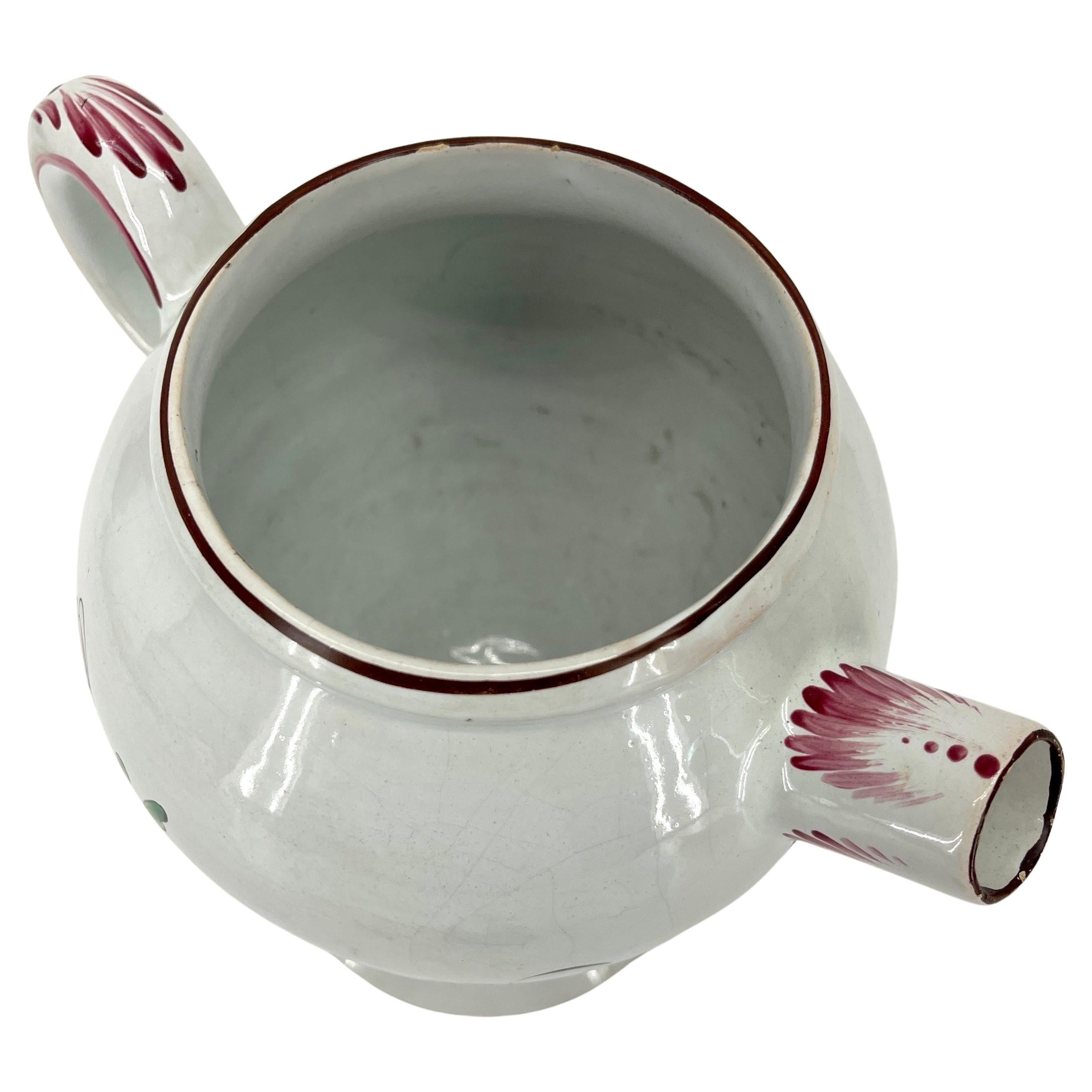 Fayence Apothekergefäß aus Keramik Medicinal-Topf im Zustand „Gut“ im Angebot in Haddonfield, NJ
