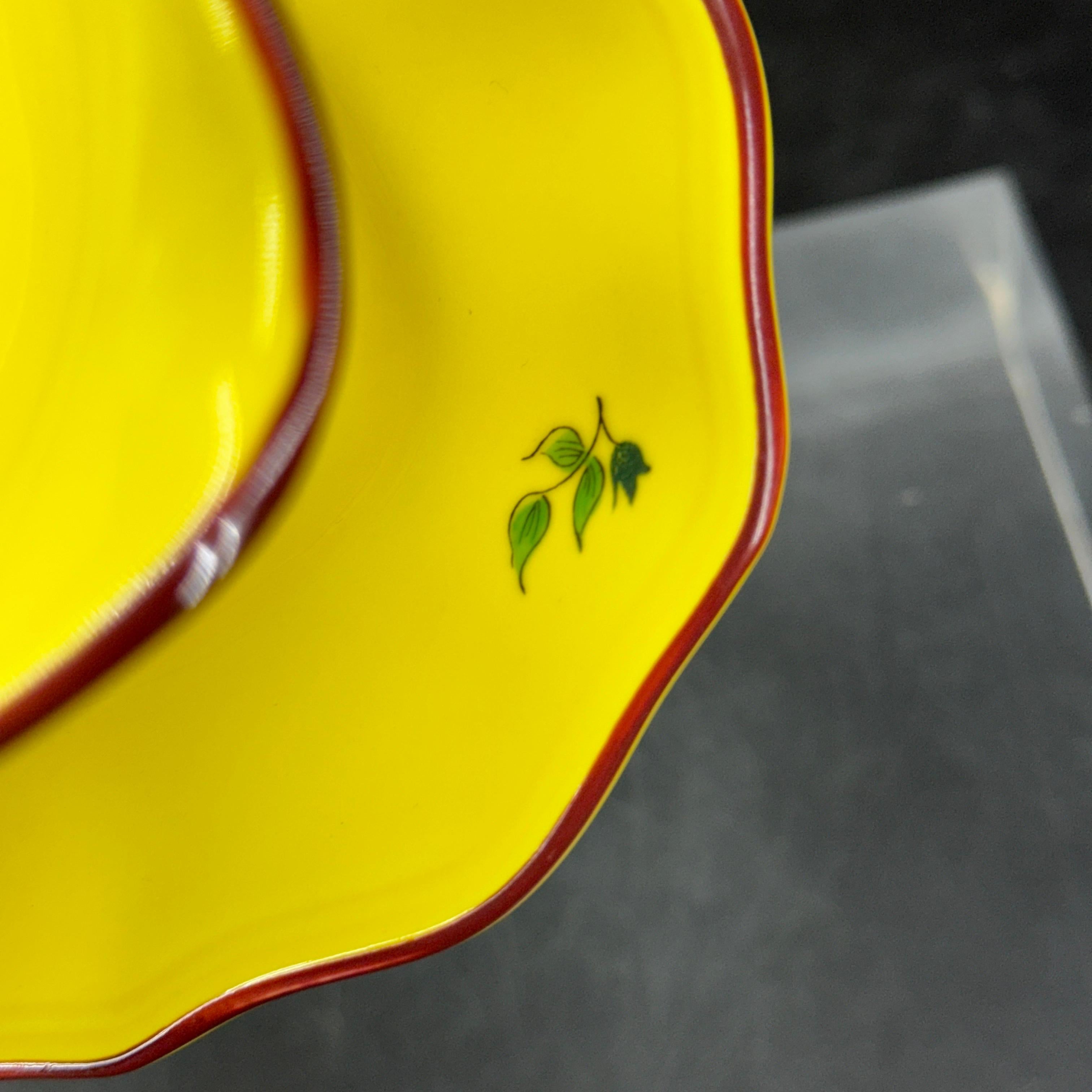 French Faience Handpainted  Bowl Dish Gravy Boat For Sale 3