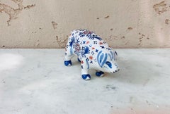 French Faience Pig Desvres, circa 1910