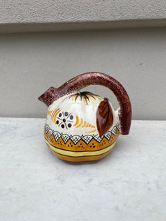 French Faience Pitcher signed Henriot Quimper circa 1940