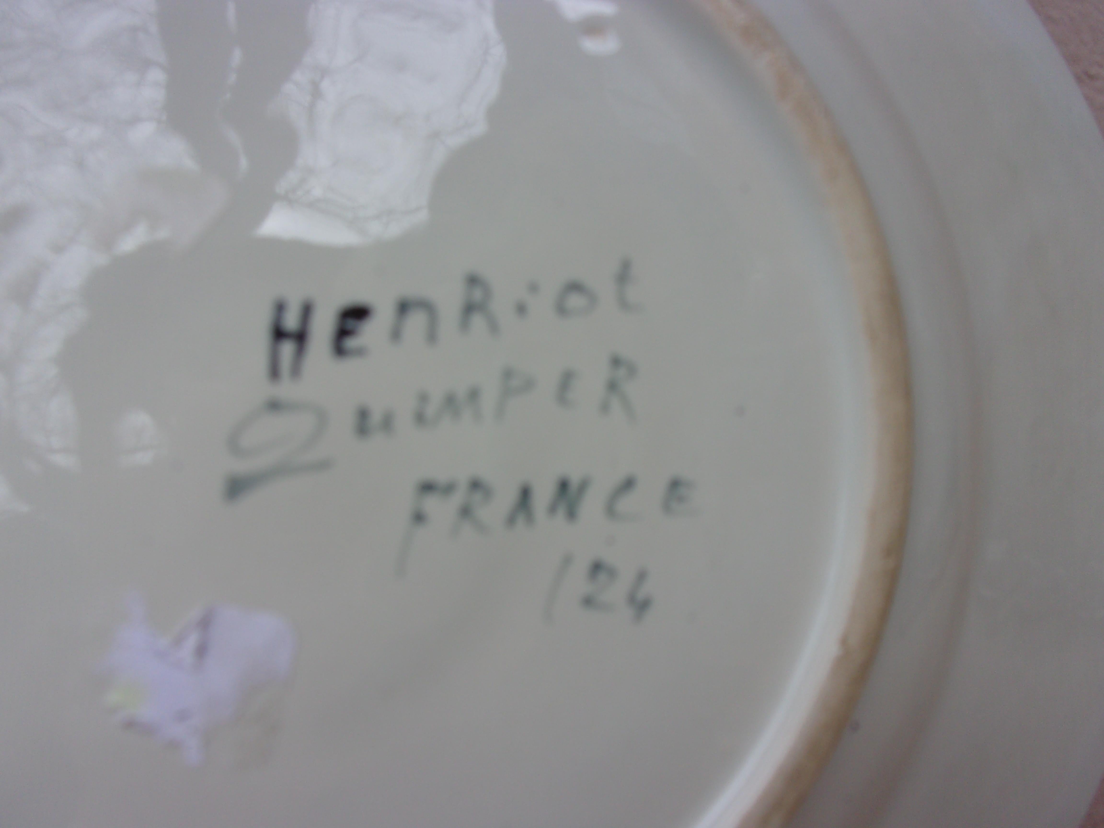 estimation assiette henriot quimper