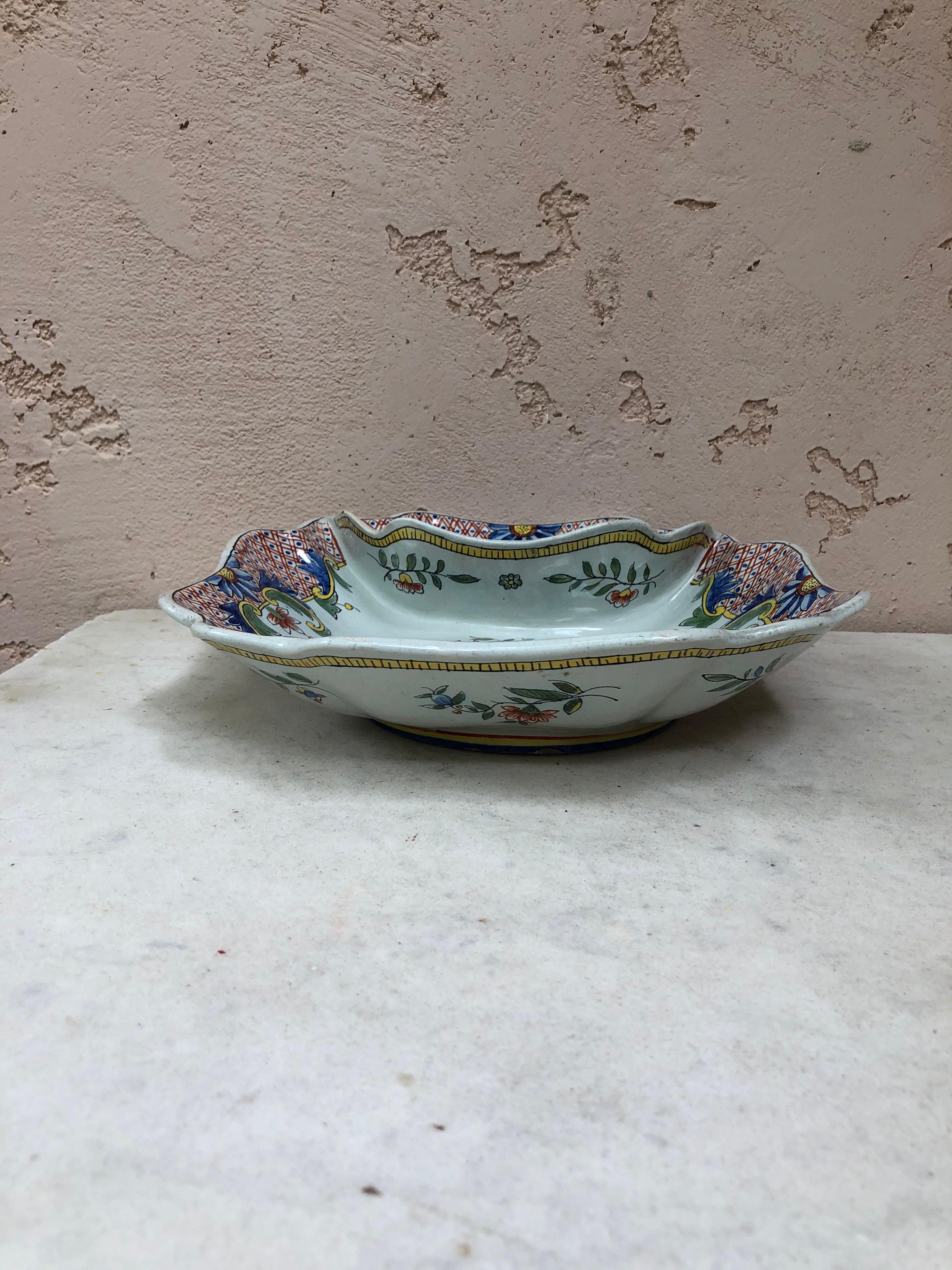 French Faience Platter Desvres, Circa 1890 For Sale 1
