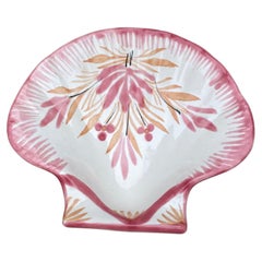 French Faience Quimper Shell Dish Circa 1950