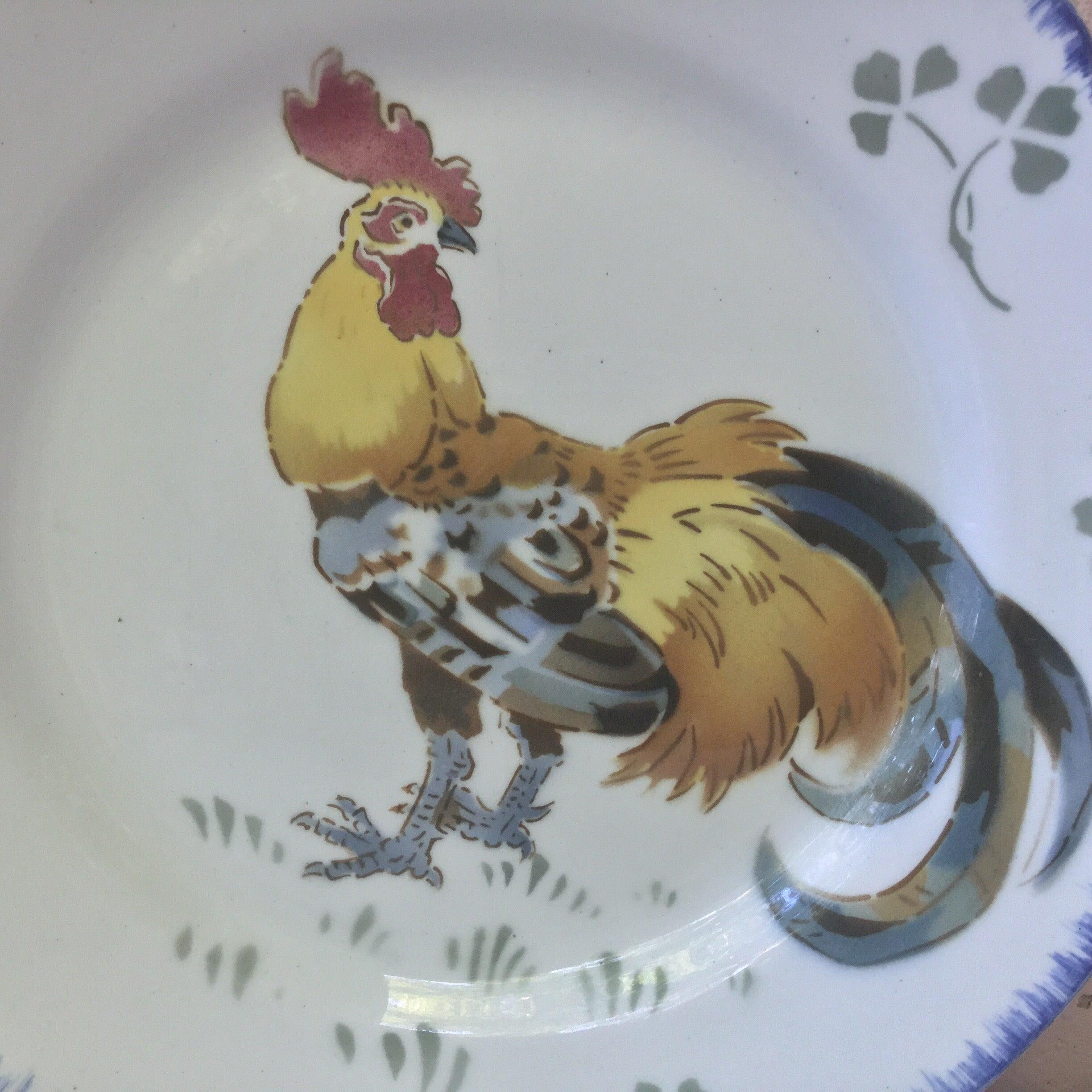 rooster dinner plates