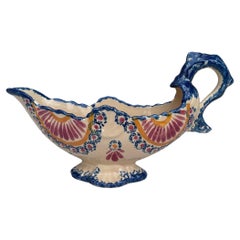 Soucoupe en faïence signée Henriot Quimper circa 1940