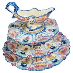 Server di faience francese Henriot Quimper Circa 1920