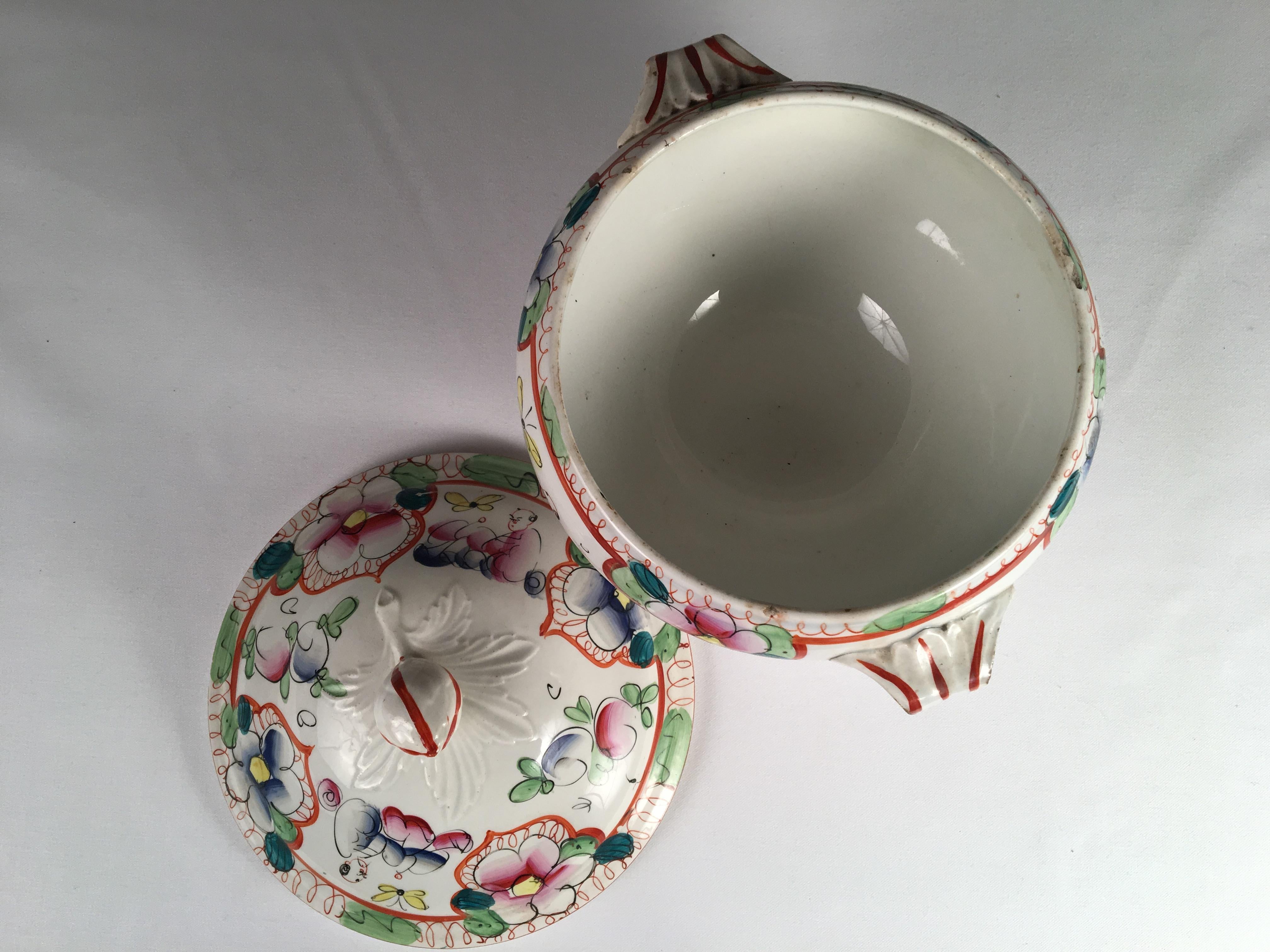 French Faience Soup Tureen, 19th Century 2