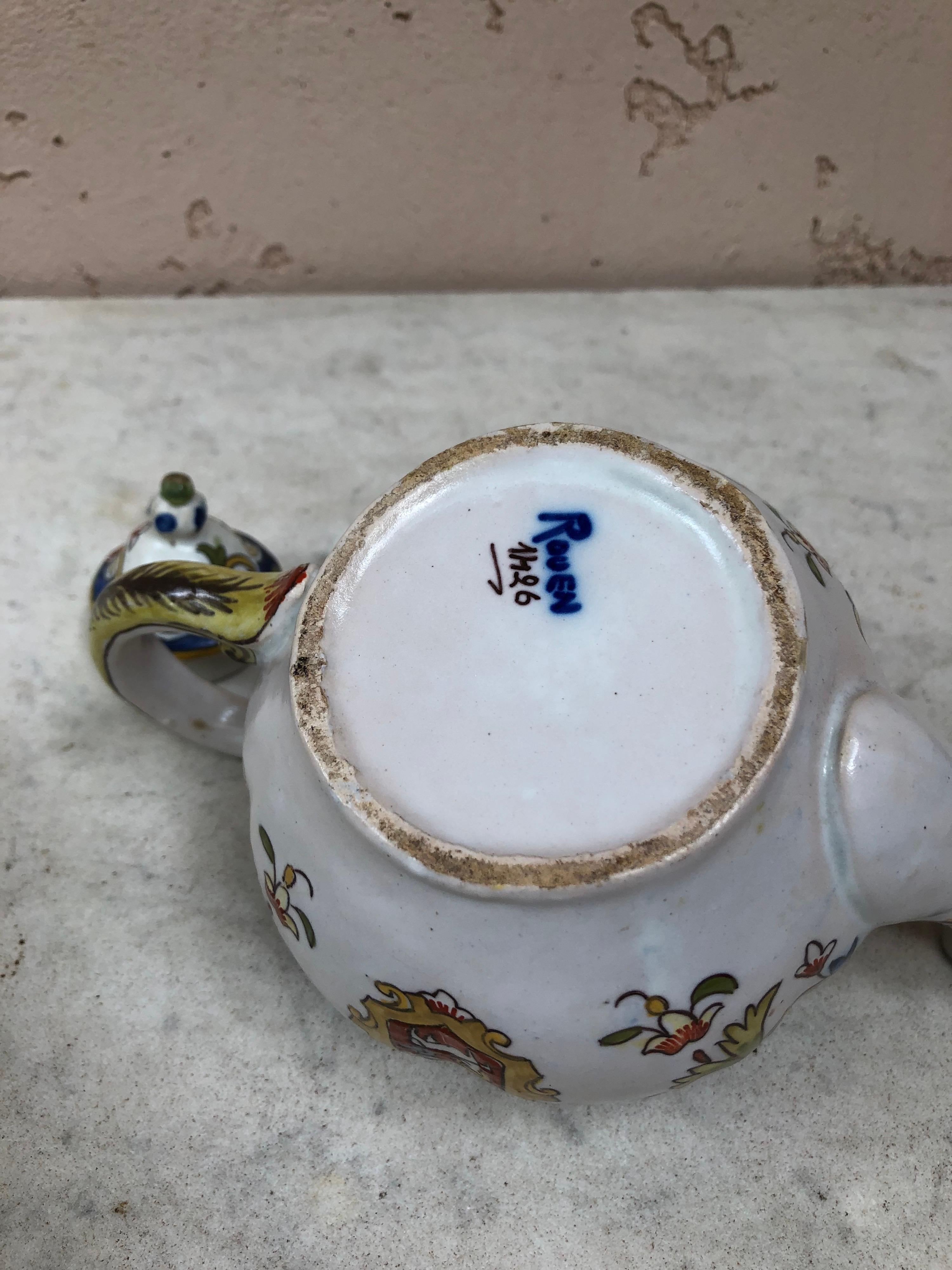 French Faience Teapot Desvres, Circa 1900 For Sale 2