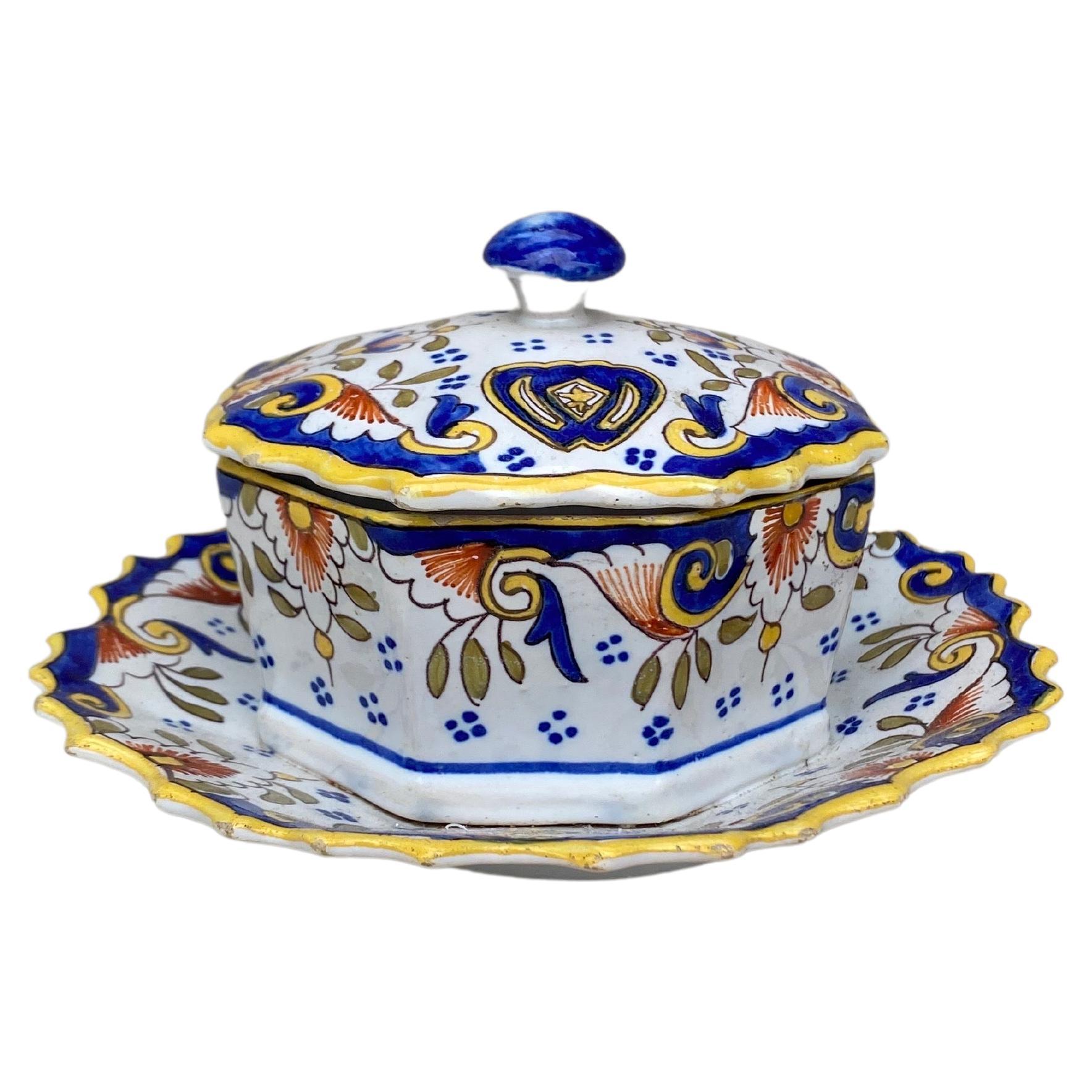French Faience Tureen Desvres, circa 1900 For Sale at 1stDibs
