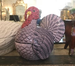 French Faience Turkey Tureen