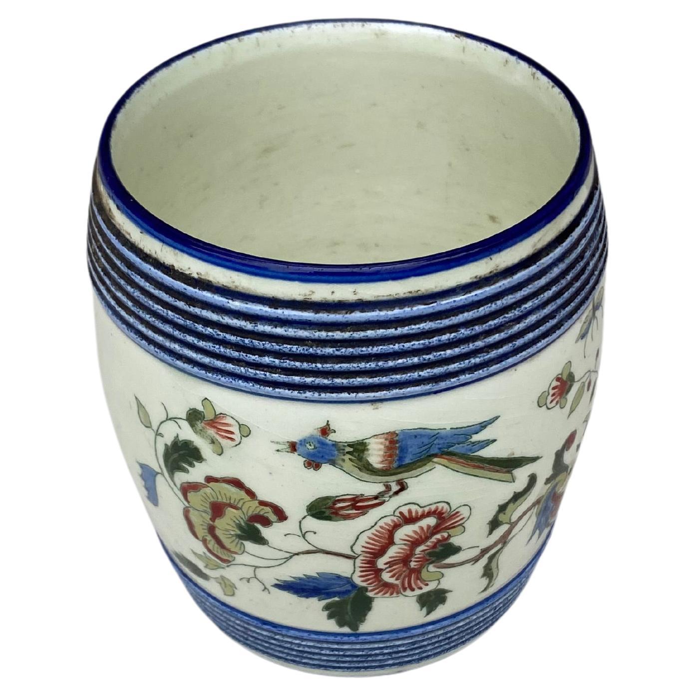 Vaso di faience francese Gien Circa 1890 In condizioni buone in vendita a Austin, TX