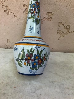 French Faience Vase HB Quimper, Circa 1900