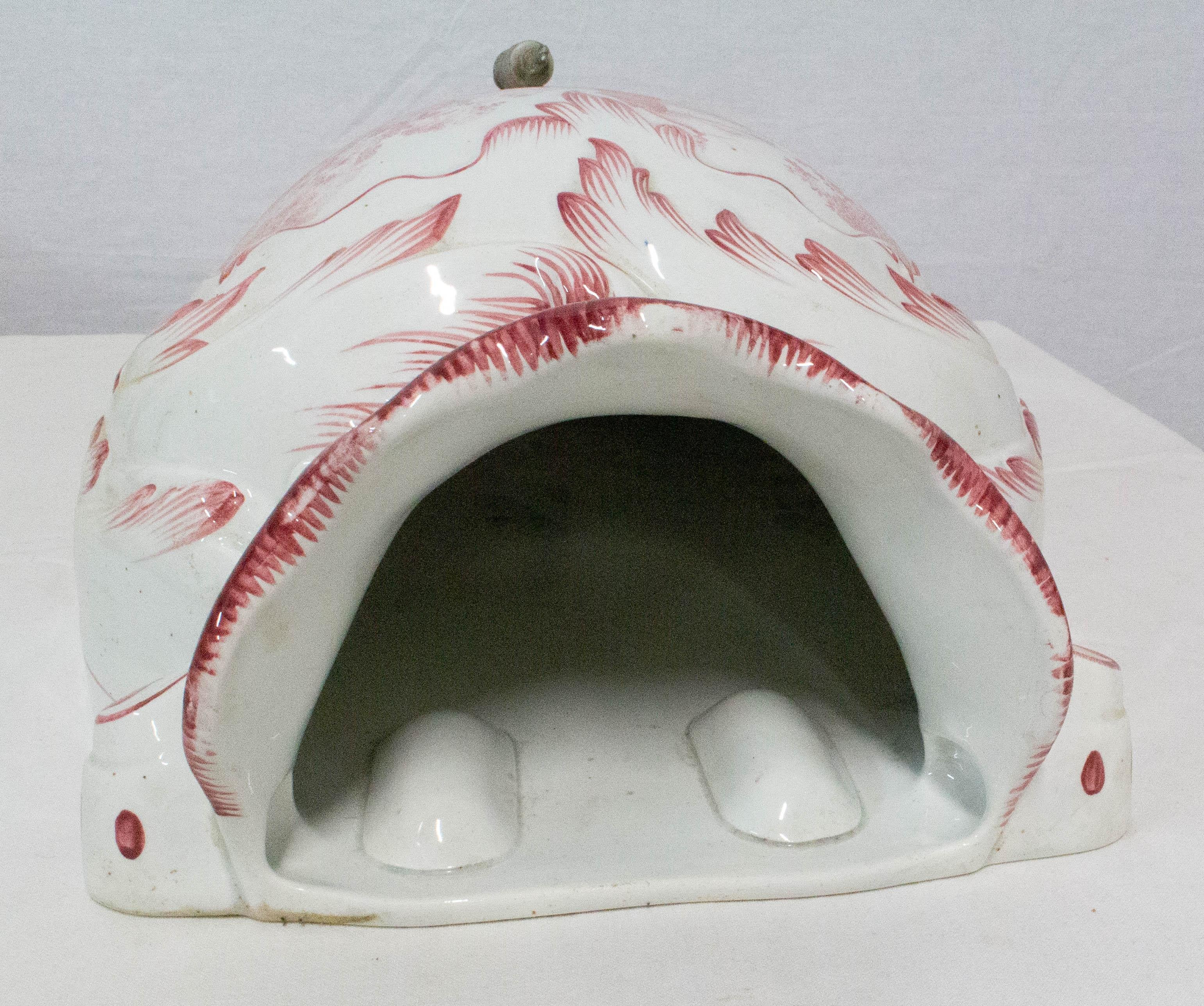 French Faience Wall Fountain, 19th Century For Sale 6