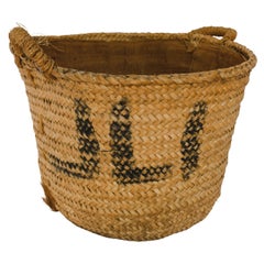 Antique French Farm Basket