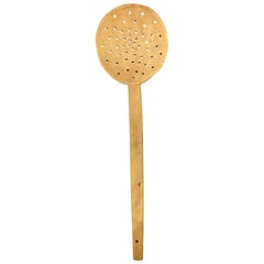 Retro French Farm Strainer Spoon Large