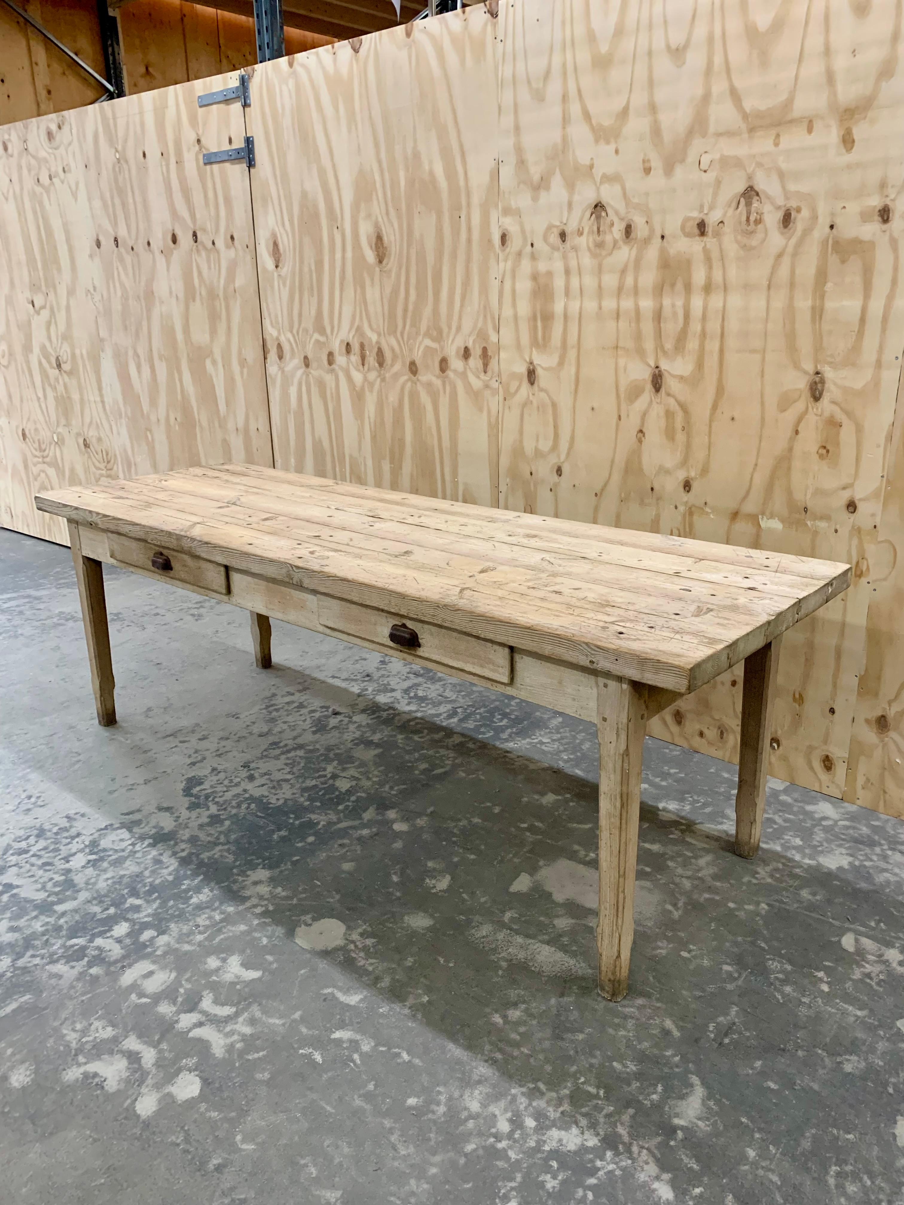 Début du 20ème siècle Table de ferme française en vente