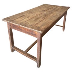 mesa de granja francesa extremo XIX