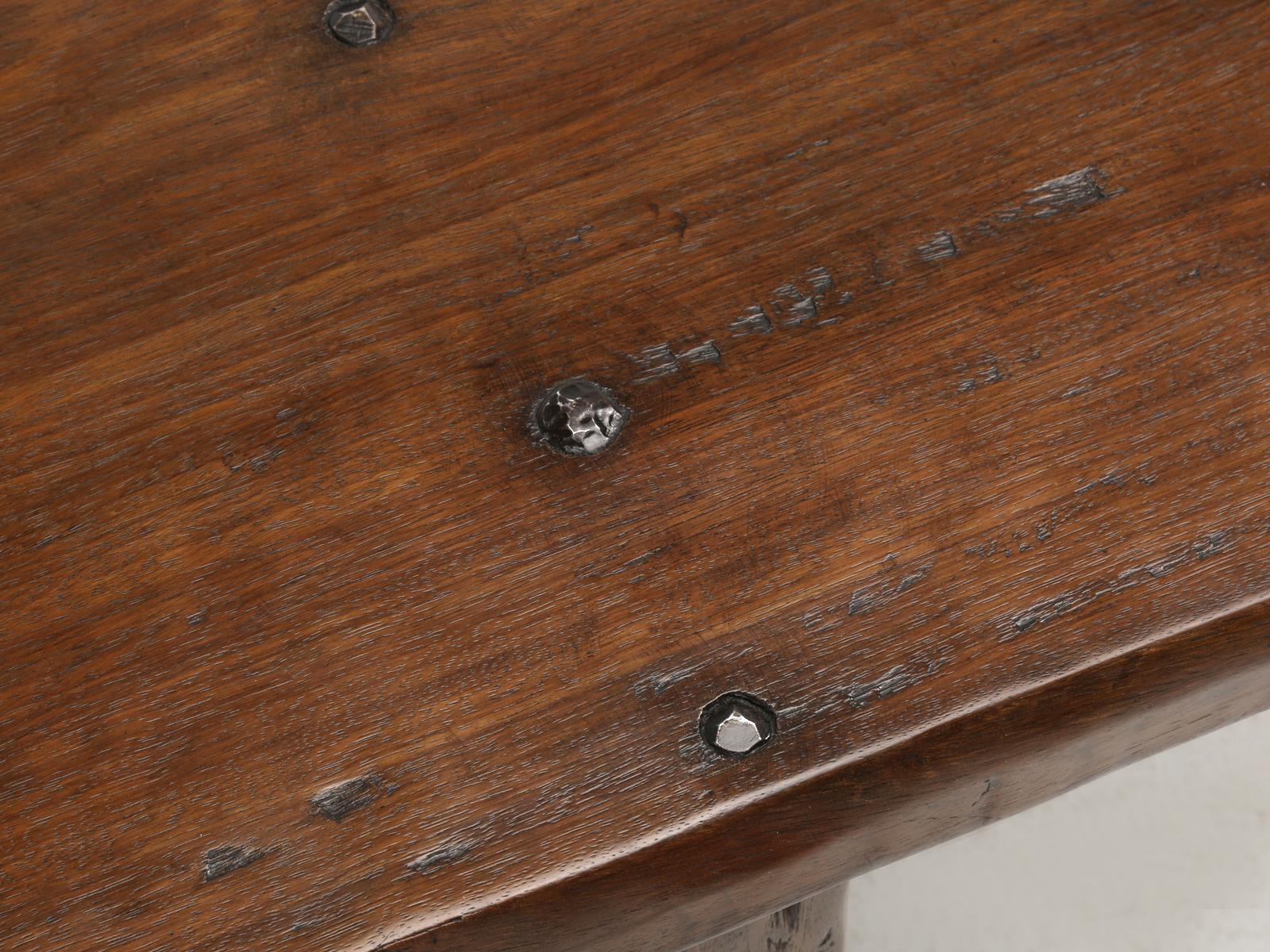 French Farm Table with a Pair of Matching Benches  In Good Condition In Chicago, IL