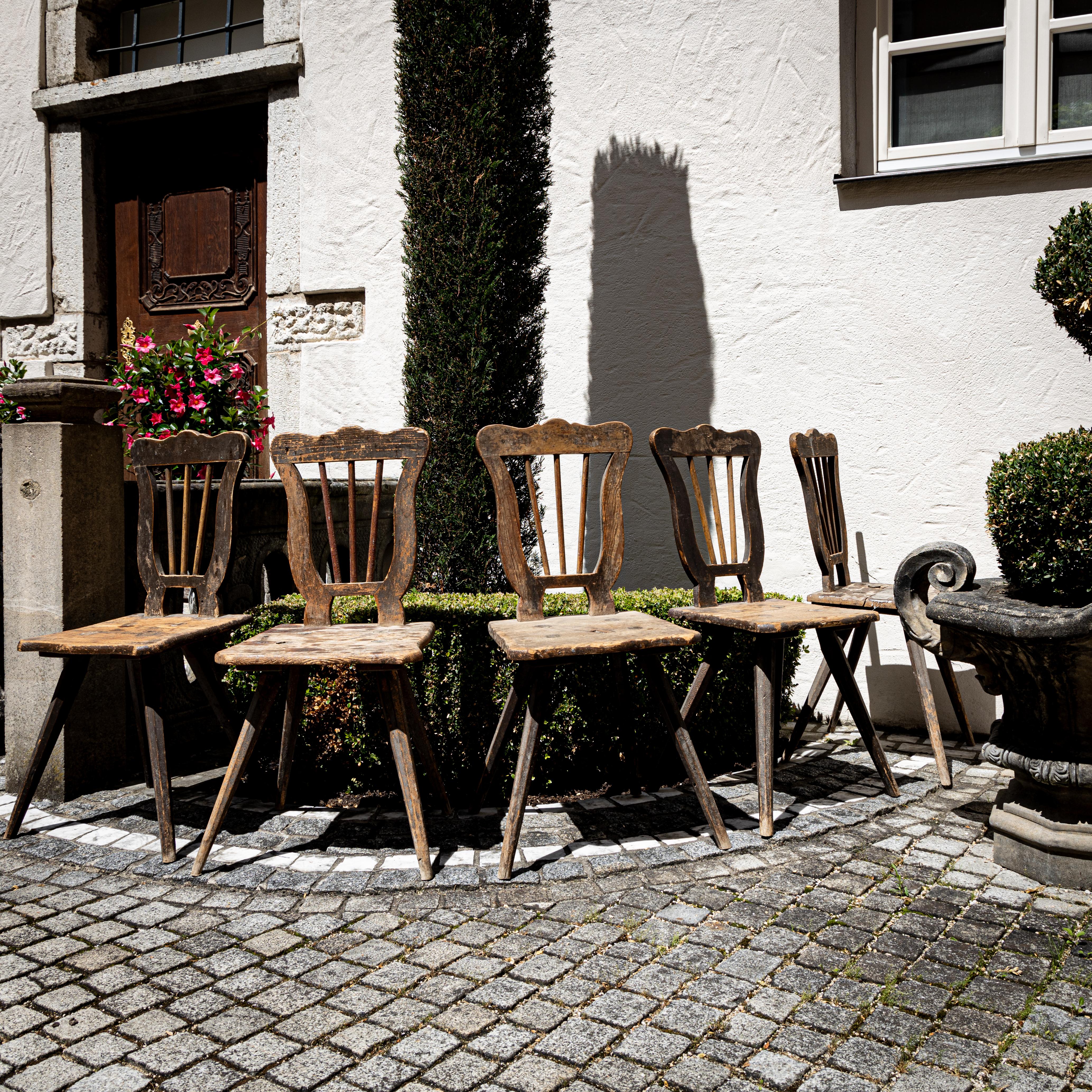 Chaises de ferme françaises, vers 1820/1830 en vente 4
