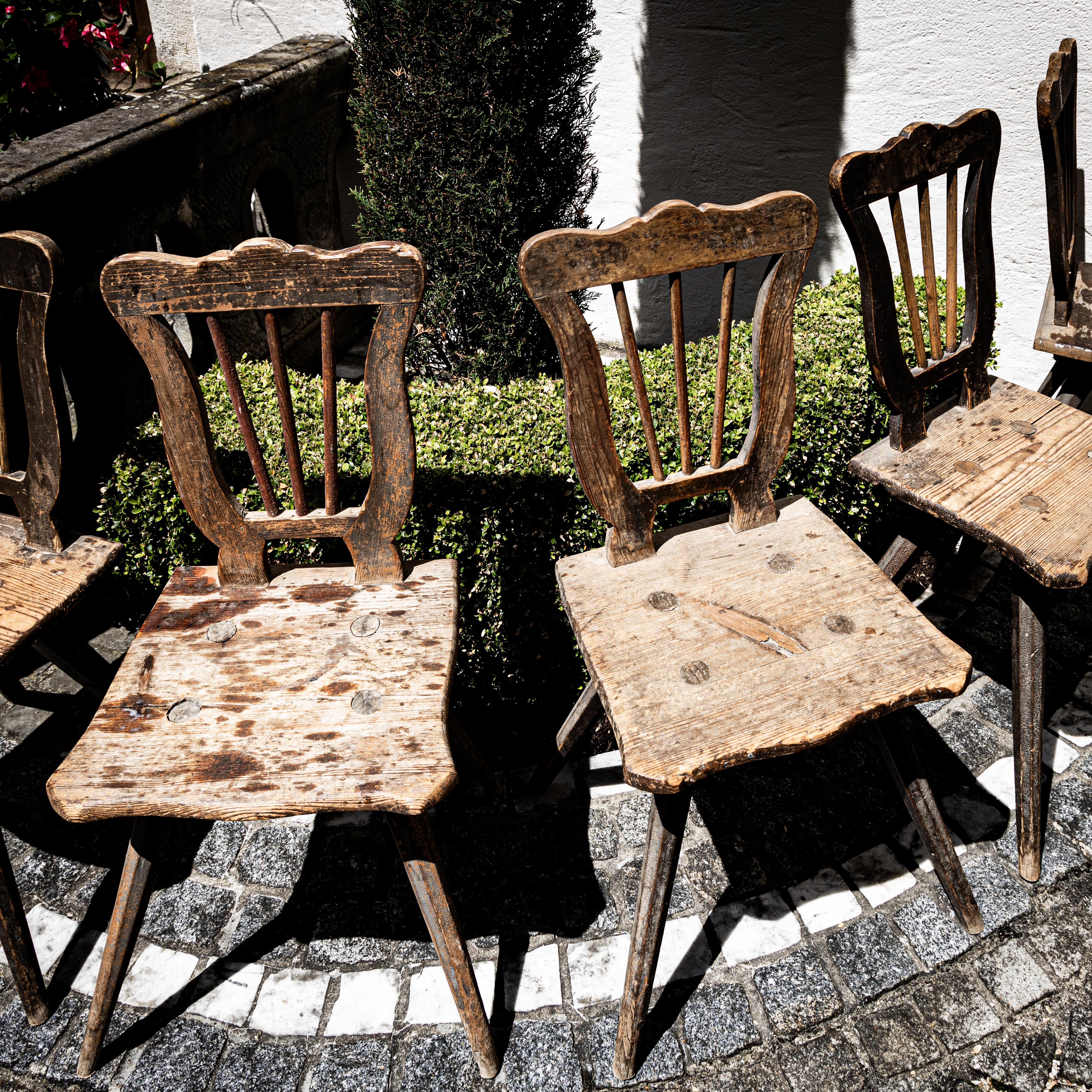Chaises de ferme françaises, vers 1820/1830 en vente 5