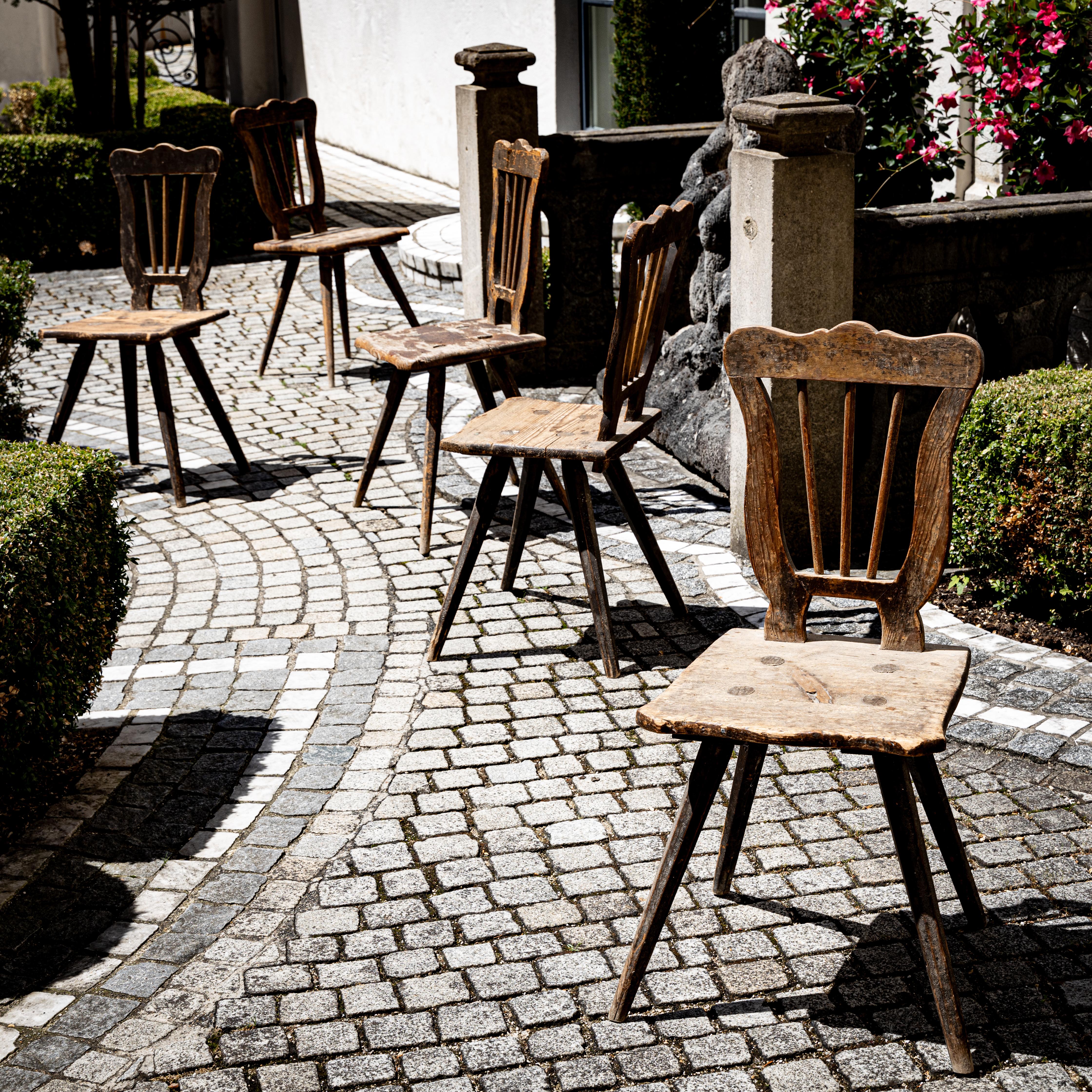 Chaises de ferme françaises, vers 1820/1830 en vente 8