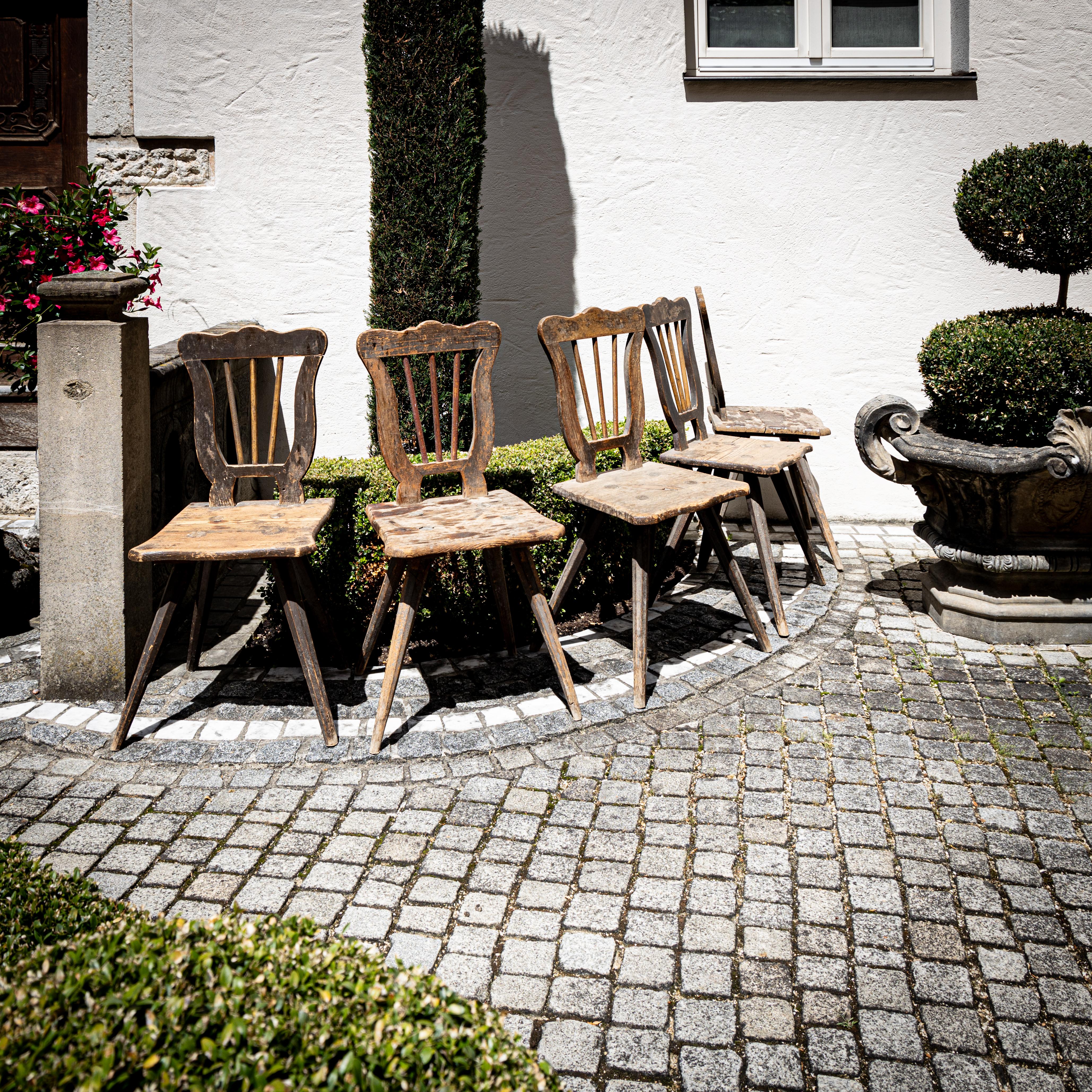 Chaises de ferme françaises, vers 1820/1830 en vente 2