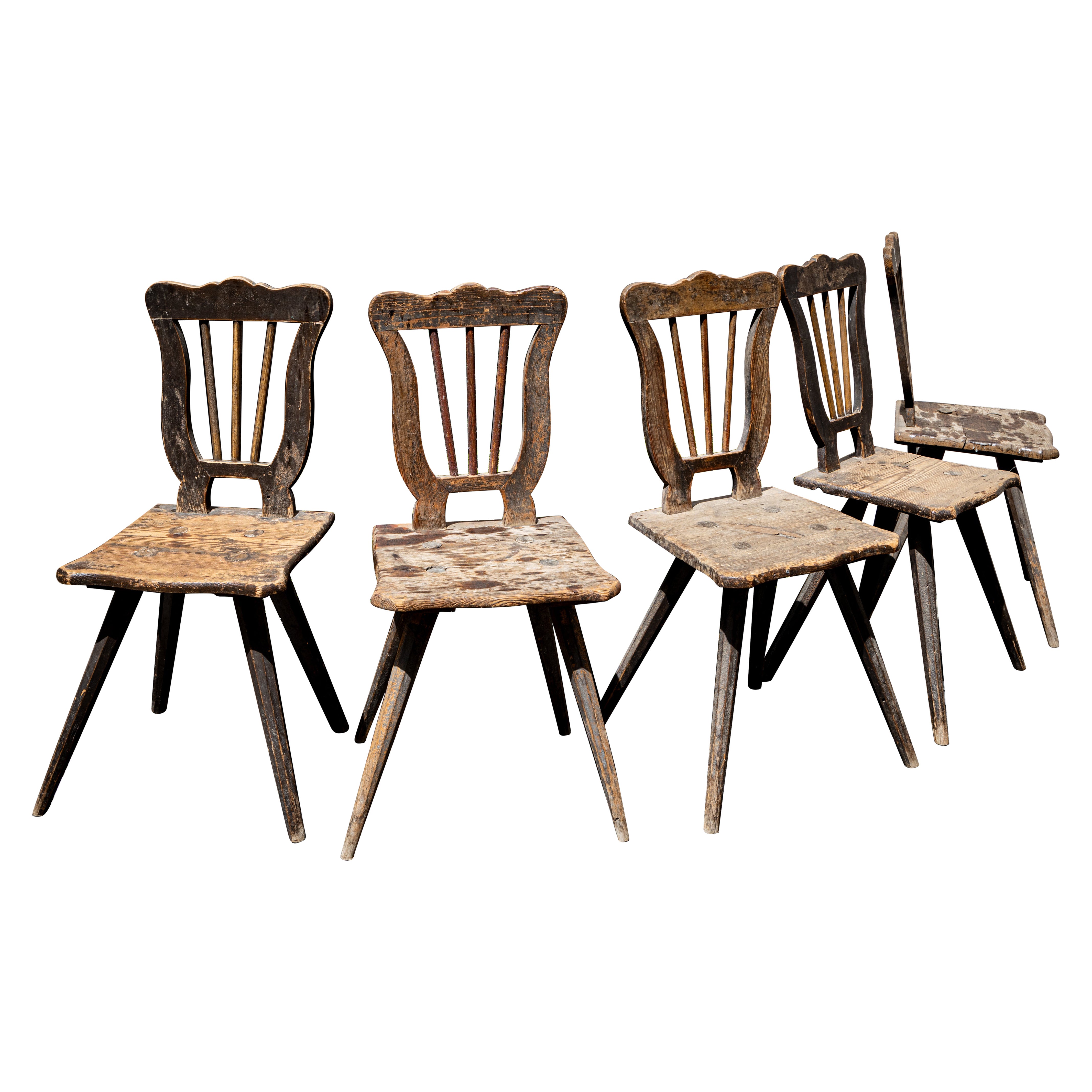 Chaises de ferme françaises, vers 1820/1830 en vente