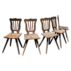 Chaises de ferme françaises, vers 1820/1830