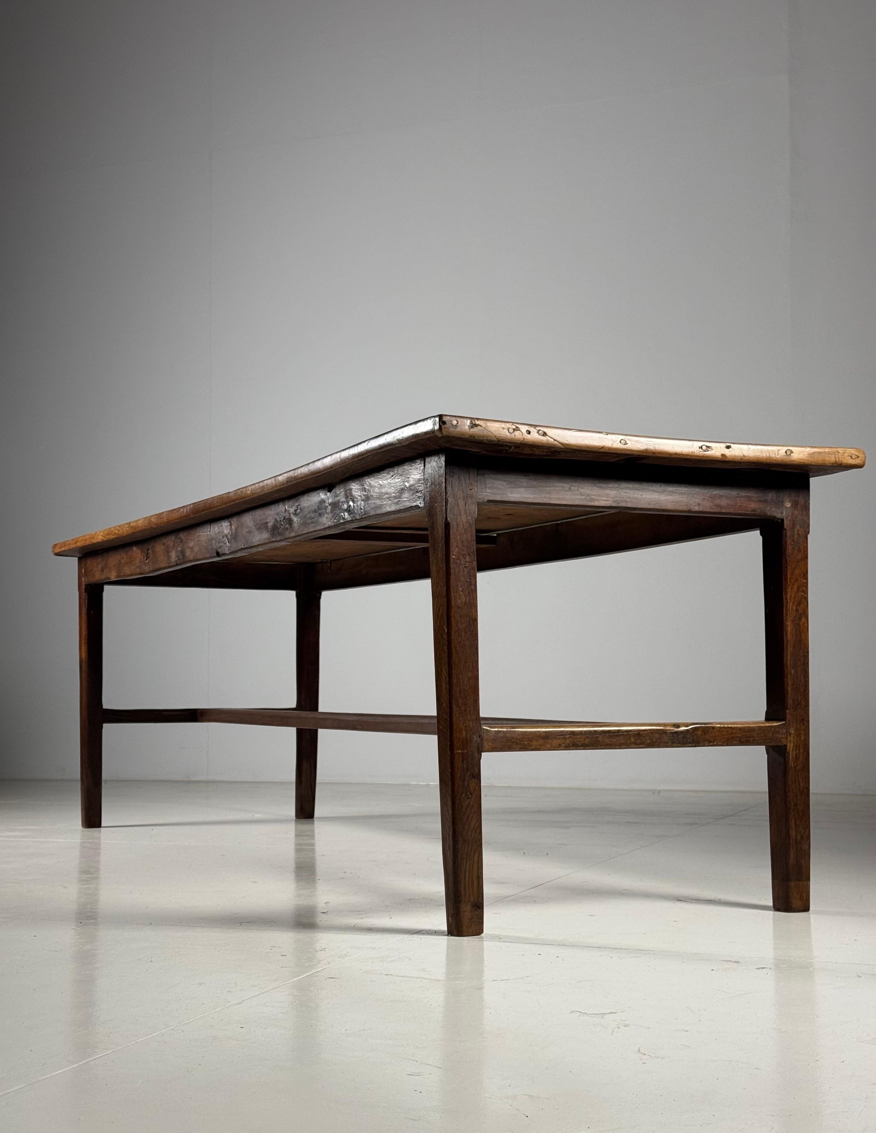 Table à manger de ferme française 246 cm en vente 5