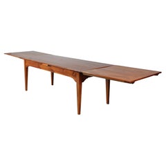 French Farmhouse Dining Table for 12 People, Cherry, circa 1900