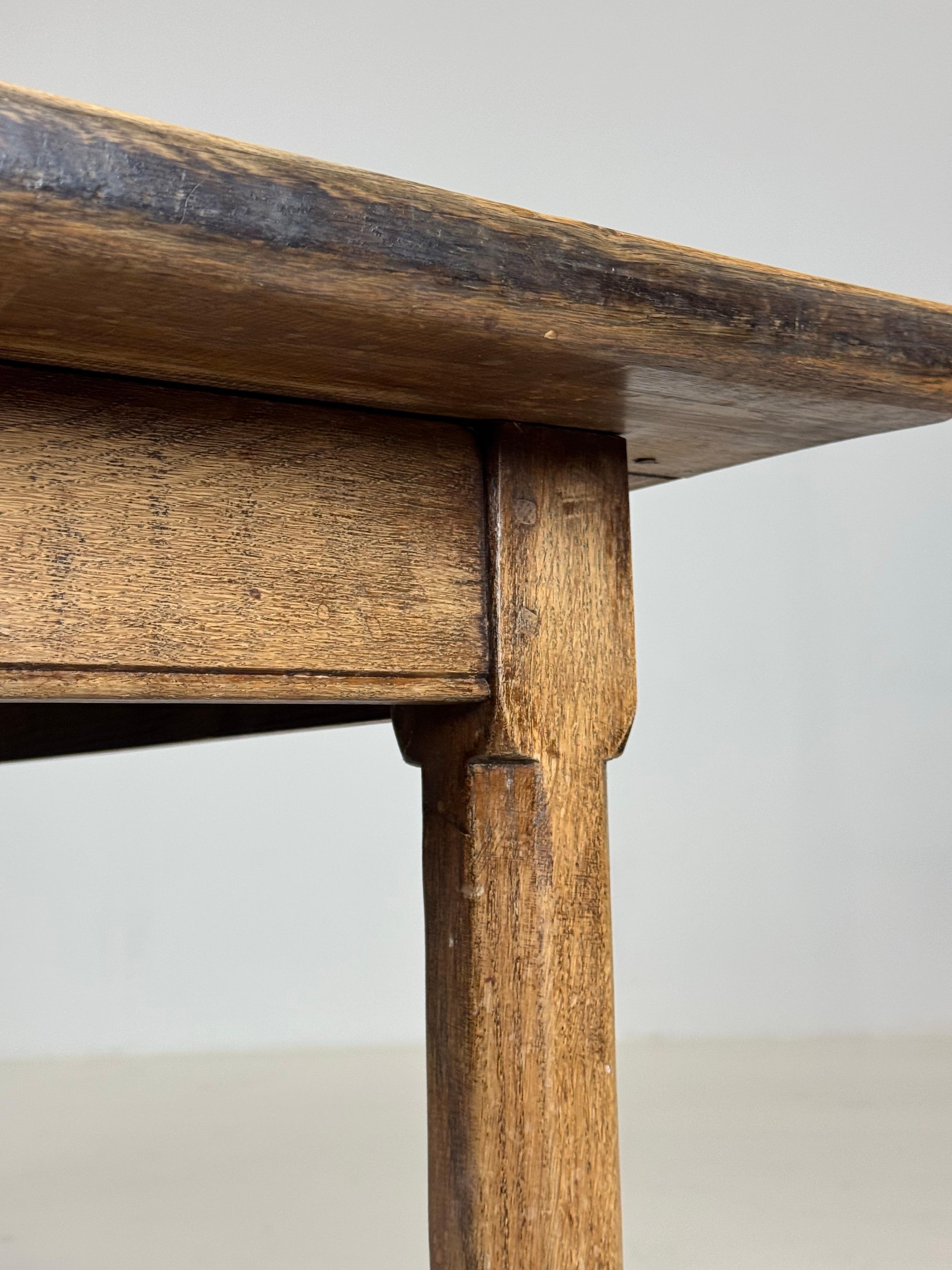 French Farmhouse Dining table Oak 250cm For Sale 6
