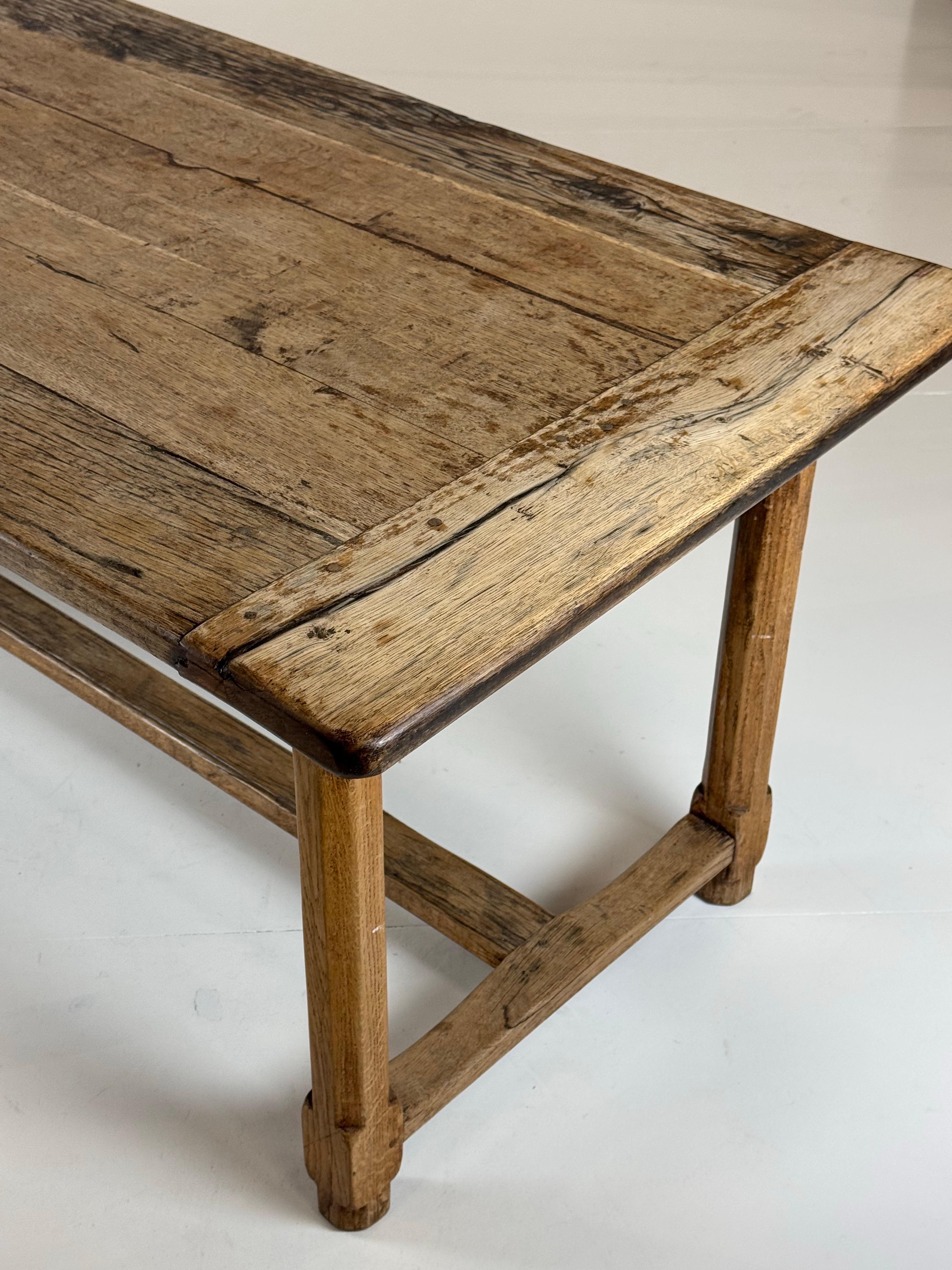 French Farmhouse Dining table Oak 250cm For Sale 3
